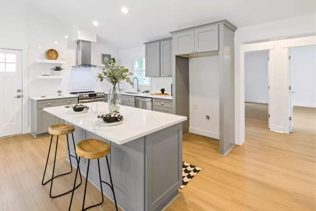 Kitchen with Quartz Countertops