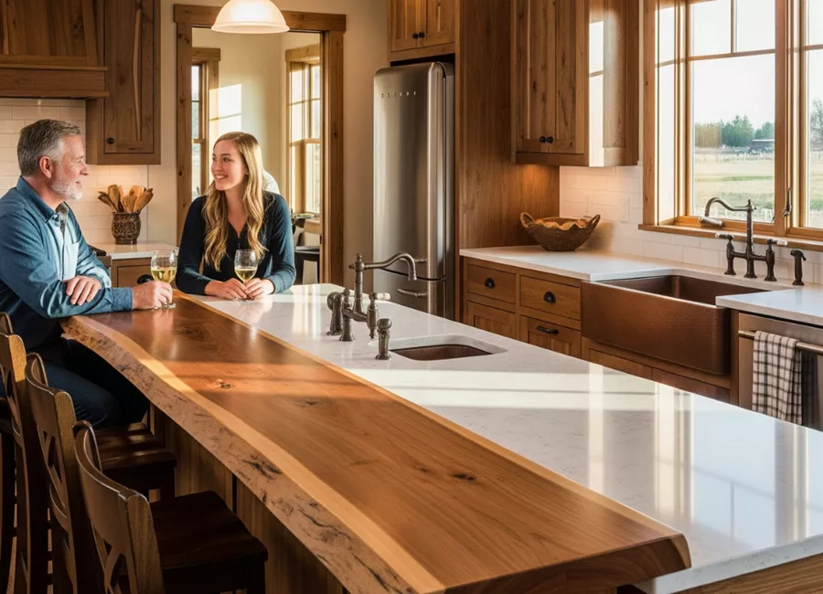 Quartz and Wood Countertops 2 Quartz and Woods 4