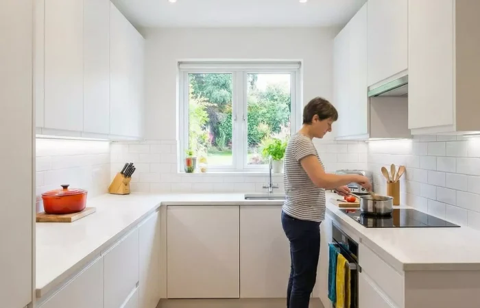 White vs colored kitchen